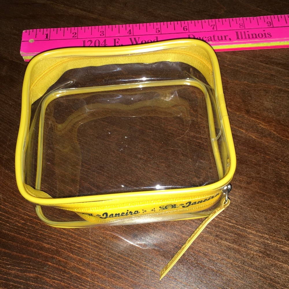 Sol de Janeiro Yellow Clear Storage Bag